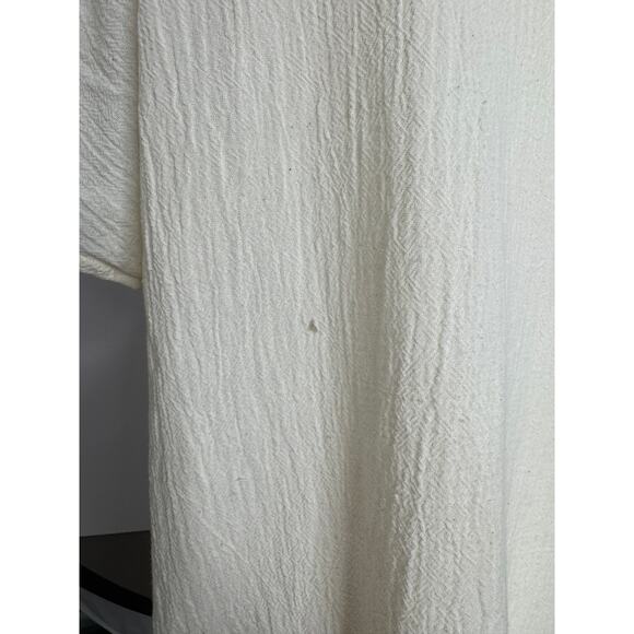 Ana R. Floral Mexico Top Boho Hippie Sleeveless Beige Boho Fairy Cottage Preppy - Picture 5 of 6